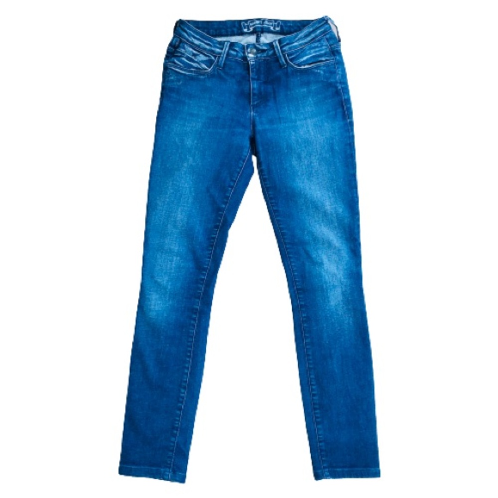 ⭐️Robin’s Jean⭐️Distressed Blue Wash Denim Skinny Slim Jeans Women's Size 24